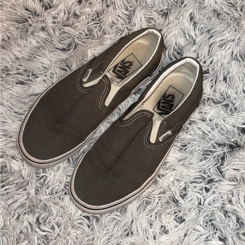 Vans Women’s Classic Slip on Shoes - Charcoal - Size 7